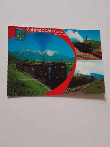 AK Zahnradbahn auf den Schneeberg.