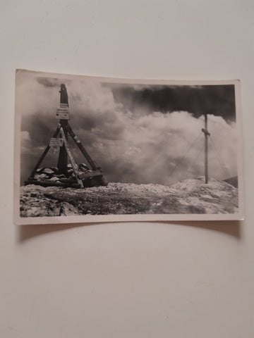 AK Schneeberg. Gipfelkreuz der Ö.J.B. Puchberg.