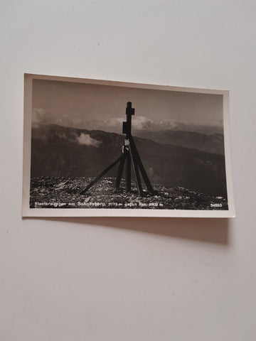 AK Klosterwappen am Schneeberg gegen Rax. (1937)
