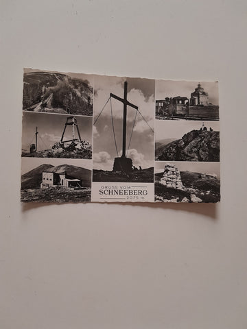 AK Gruß vom Schneeberg. (1958)