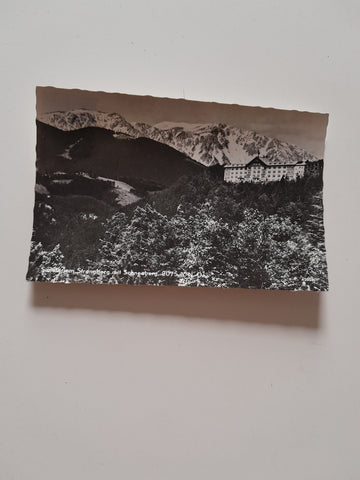 AK Sanatorium Strengberg mit Schneeberg. (1961)