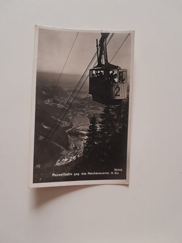 AK Raxseilbahn geg. das Reichenauertal. (1939)