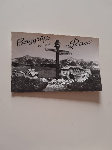 AK Berggrüße von der Rax. (1965)