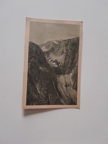 AK Blick von der Loswandblöße auf Gaisloch und Scheibwaldmauer, Rax.