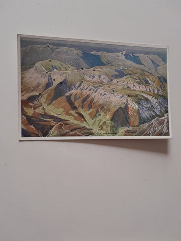 AK Die Raxalpe mit der Raxbahn aus der Vogelschau.