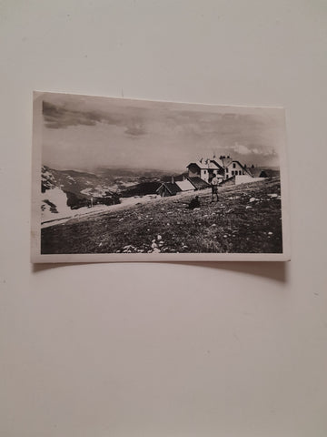 AK Rax. Ottoschutzhaus. Pächter: Camillo Kronich. Mit Blick gegen Reichenauertal.