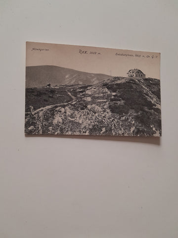 AK Alpengarten. Rax. Habsburghaus. (1912)