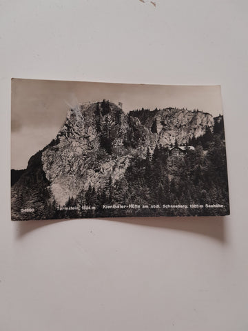 AK Turmstein. Kienthaler-Hütte am südl. Schneeberg. (1937)