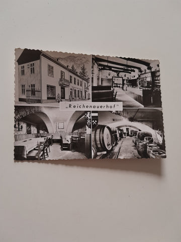 AK Reichenau an der Rax. Reichenauerhof. Unterberger. Haupstraße 49.