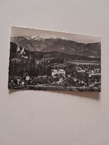 AK Schloss Wartenstein u. Schlagl bei Gloggnitz. (1961)