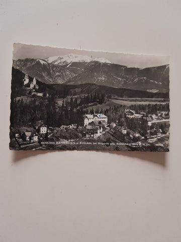 AK Schloss Wartenstein u. Schlagl bei Gloggnitz. (1959)