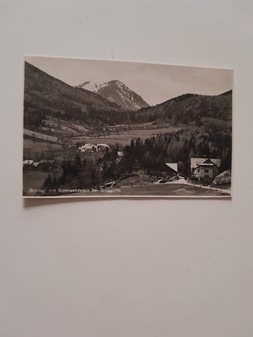 AK Schlagl mit Sonnwendstein bei Gloggnitz. (1929-30)