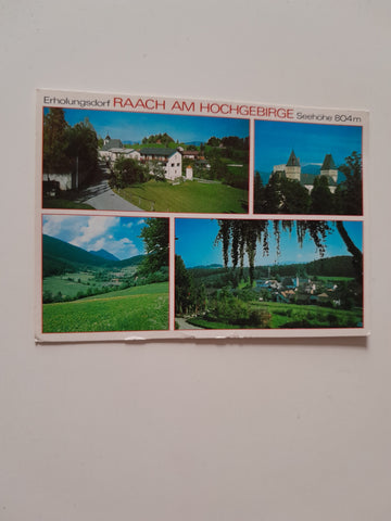 AK Raach am Hochgebirge.