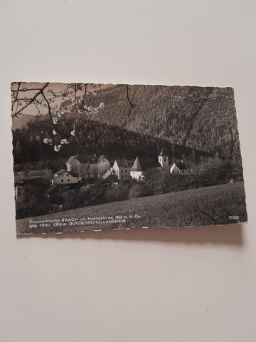 AK Raach am Hochgebirge. Bundesschullandheim. (1961)