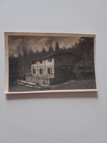 AK Bernhuber-Hütte am Großen Kitzberg. Alpine Gesellschaft Bergfreunde.
