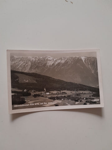 AK Küb am Semmering mit Rax. (1957)