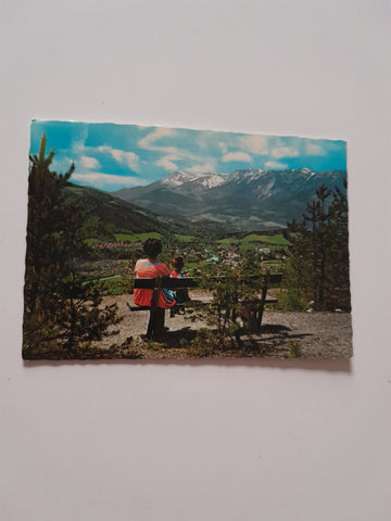 AK Blick auf Payerbach mit Raxalpe.