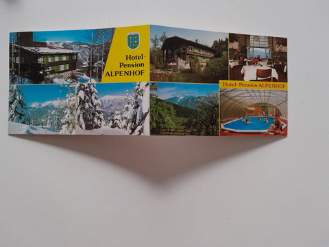 Doppel-AK Payerbach. Alpenhof am Kreuzberg. Hotel Pension Karl und Gerlinde Steiner.