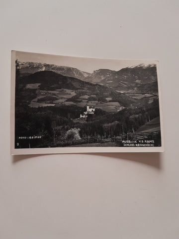 AK Ausblick von der Rams. Schloss Kranichberg.