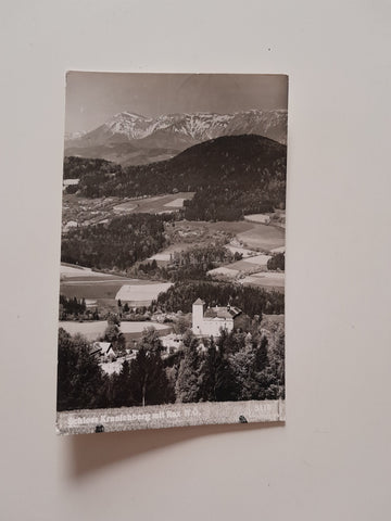 AK Schloss Kranichberg mit Rax.