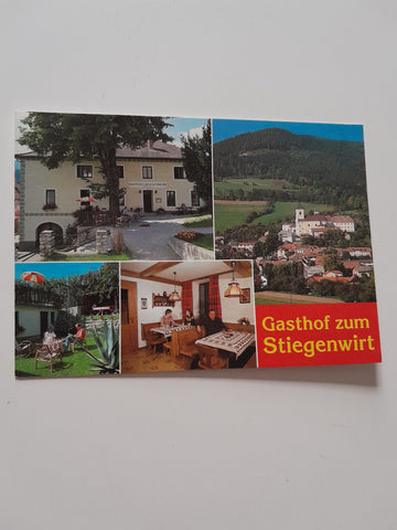 AK Kirchberg am Wechsel. Gasthof zum Stiegenwirt. Marianne Dreitler.