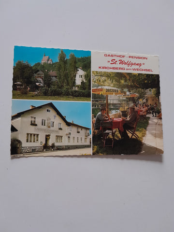 AK Kirchberg am Wechsel 93. Gasthof Pension St. Wolfgang. Inh. Johann Kernbeis.