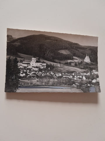 Muster-AK Kirchberg am Wechsel. (1963)