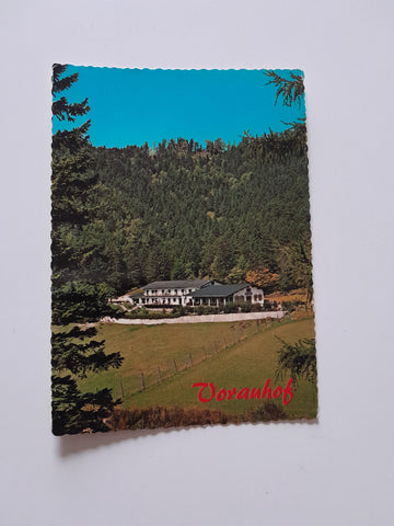 AK Grünbach am Schneeberg. Pension Restaurant Vorauhof. Fam. Stickler.
