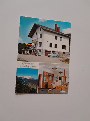 AK Grünbach am Schneeberg. Gasthof Gutenmann. Besitzer: Franz Mohr.