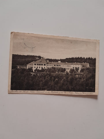 AK Pavillon des Landes Nideer-Österreich in der Heilstätte d. öst. Ges. v. Roten Kreuz in Grimmenstein.