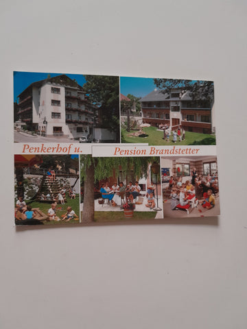 AK Penk 23. Penkerhof und Pension Brandstetter.