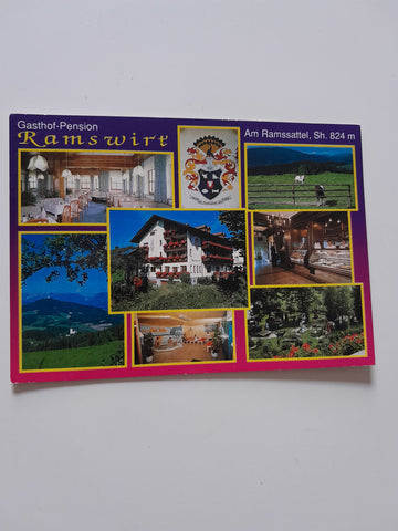 AK Gloggnitz. Gasthof Pension Ramswirt. Familie Pichler. Rams 40.