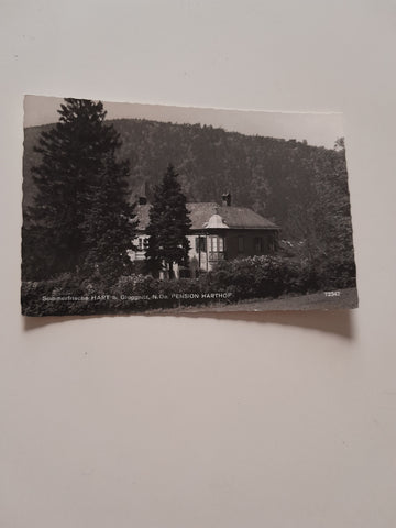 AK Hart bei Gloggnitz. Pension Harthof. (1961)