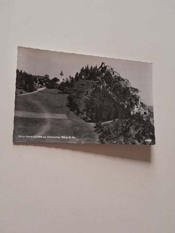 AK Ort und Ruine Klamm am Semmering. (1967)