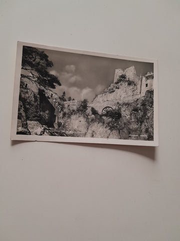 AK Ruine Klamm am Semmering.