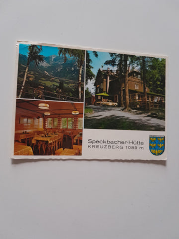 AK Speckbacher-Hütte Kreuzberg. Pächter: W. u. St. Schneider.