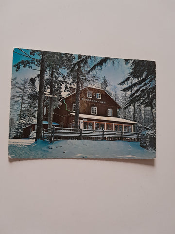 AK Speckbacher-Hütte Breitenstein am Semmering. Pächter: J. u. L. Höfinger.