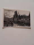 AK Speckbacherhütte am Kreuzberg. Ausblick gegen die Rax. (1940)