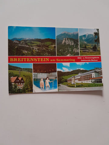 AK Breitenstein am Semmering. Diät u. Genesungsheim Imbisstube Bednar.