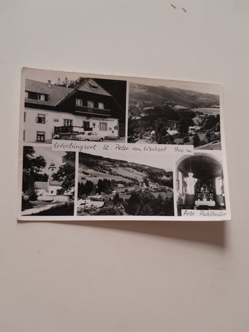 AK St. Peter am Wechsel. Gasthof zum Peterwirt.