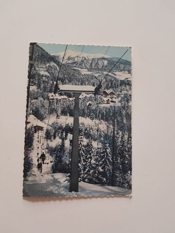 AK Semmering: Sessellift auf den Hirschenkogel.