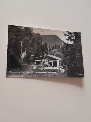 AK Semmering. Sesellift Hirschenkogel. Talstation.
