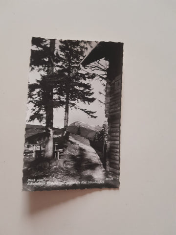 AK Blick vom Schutzhaus Pinkenkogel gegen die Rax. (Heukuppe)