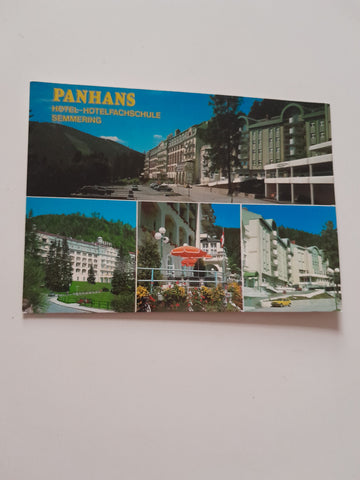 AK Semmering. Panhans. Hotel Hotelfachschule.