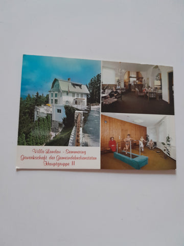 AK Semmering. Urlauberhaus der Hauptgruppe II. Südbahnstraße 83.