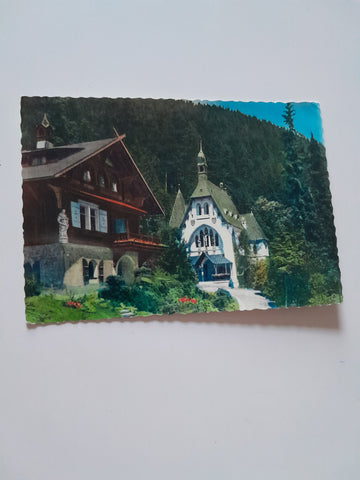 AK Semmering. Pfarrhof und Kircherl.