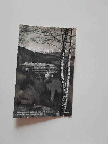 AK Semmering. Kurhaus geg. Schneeberg.