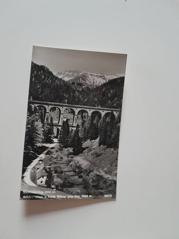 AK Semmering. Adlitzgraben u. Kalte Rinne geg. Rax. (1939)