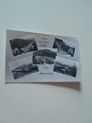 AK Recht herzliche Grüße vom Semmering.