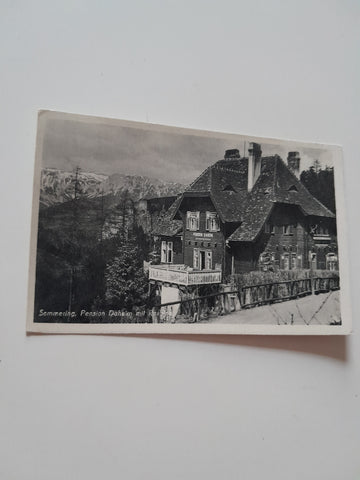 AK Semmering Pension Daheim mit Raxalpe.